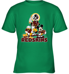 Mickey Mouse Washington Redskins Football Gifts Youth T-Shirt Youth T-Shirt - Havanatees