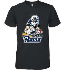 Mickey Mouse Los Angeles Rams NFL Football Gifts Men's Premium T-Shirt Men's Premium T-Shirt - Havanatees