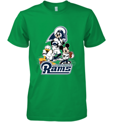 Mickey Mouse Los Angeles Rams NFL Football Gifts Men's Premium T-Shirt Men's Premium T-Shirt - Havanatees