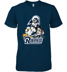 Mickey Mouse Los Angeles Rams NFL Football Gifts Men's Premium T-Shirt Men's Premium T-Shirt - Havanatees
