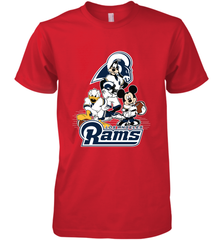 Mickey Mouse Los Angeles Rams NFL Football Gifts Men's Premium T-Shirt Men's Premium T-Shirt - Havanatees