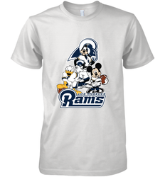 Mickey Mouse Los Angeles Rams NFL Football Gifts Men's Premium T-Shirt