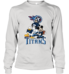 Mickey Mouse Tennessee Titans NFL Football Gifts Long Sleeve T-Shirt