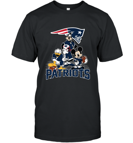 Mickey Mouse New England Patriots NFL Football Gifts Men's T-Shirt Men's T-Shirt / Black / S Men's T-Shirt - Havanatees