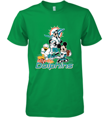 Mickey Mouse Miami Dolphins NFL Football Gifts Men's Premium T-Shirt Men's Premium T-Shirt - Havanatees