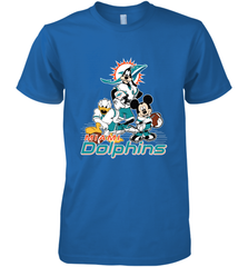 Mickey Mouse Miami Dolphins NFL Football Gifts Men's Premium T-Shirt Men's Premium T-Shirt - Havanatees