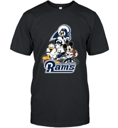 Mickey Mouse Los Angeles Rams NFL Football Gifts Men's T-Shirt