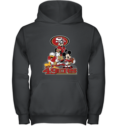 Mickey Mouse San Francisco 49ers NFL Football Gifts Youth Hooded Sweatshirt