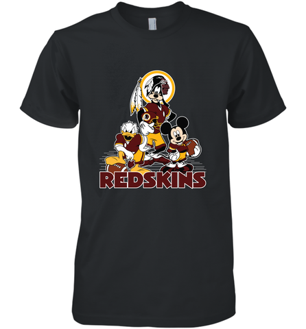 Mickey Mouse Washington Redskins Football Gifts Men's Premium T-Shirt Men's Premium T-Shirt / Black / XS Men's Premium T-Shirt - Havanatees