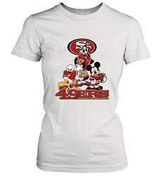 Mickey Mouse San Francisco 49ers NFL Football Gifts Women's T-Shirt