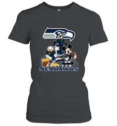 Mickey Mouse Seattle Seahawks NFL Football Gifts Women's T-Shirt