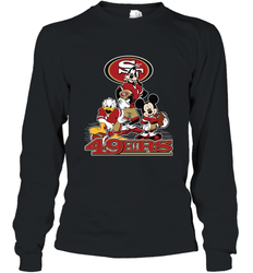 Mickey Mouse San Francisco 49ers NFL Football Gifts Long Sleeve T-Shirt