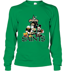 Mickey Mouse New Orleans Saints NFL Football Gifts Long Sleeve T-Shirt Long Sleeve T-Shirt - Havanatees