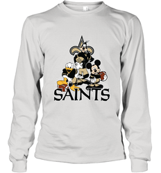 Mickey Mouse New Orleans Saints NFL Football Gifts Long Sleeve T-Shirt