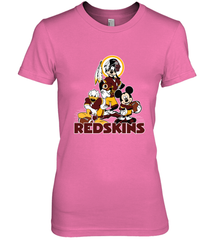 Mickey Mouse Washington Redskins Football Gifts Women's Premium T-Shirt Women's Premium T-Shirt - Havanatees