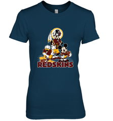 Mickey Mouse Washington Redskins Football Gifts Women's Premium T-Shirt Women's Premium T-Shirt - Havanatees