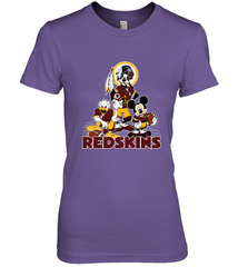 Mickey Mouse Washington Redskins Football Gifts Women's Premium T-Shirt Women's Premium T-Shirt - Havanatees