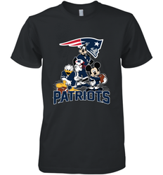 Mickey Mouse New England Patriots NFL Football Gifts Men's Premium T-Shirt