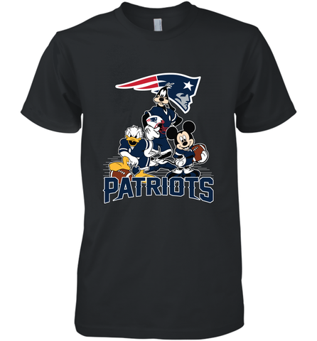 Mickey Mouse New England Patriots NFL Football Gifts Men's Premium T-Shirt Men's Premium T-Shirt / Black / XS Men's Premium T-Shirt - Havanatees