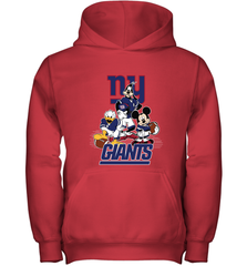 Mickey Mouse New York Giants NFL Football Gifts Youth Hooded Sweatshirt Youth Hooded Sweatshirt - Havanatees