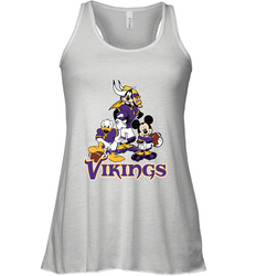 Mickey Mouse Minnesota Vikings NFL Football Gifts Women's Tank Top