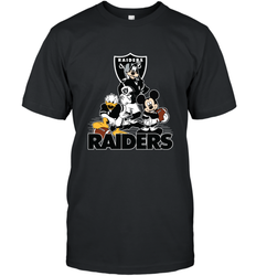 Mickey Mouse Oakland Raiders NFL Football Gifts Men's T-Shirt