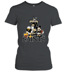 Mickey Mouse New Orleans Saints NFL Football Gifts Women's T-Shirt