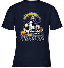 Mickey Mouse Los Angeles Chargers NFL Football Gifts Youth T-Shirt Youth T-Shirt - Havanatees