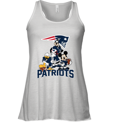 Mickey Mouse New England Patriots NFL Football Gifts Women's Tank Top