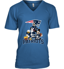 Mickey Mouse New England Patriots NFL Football Gifts Men's V-Neck T-Shirt Men's V-Neck T-Shirt - Havanatees
