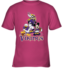 Mickey Mouse Minnesota Vikings NFL Football Gifts Youth T-Shirt Youth T-Shirt - Havanatees