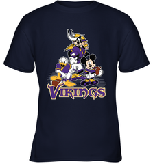 Mickey Mouse Minnesota Vikings NFL Football Gifts Youth T-Shirt Youth T-Shirt - Havanatees