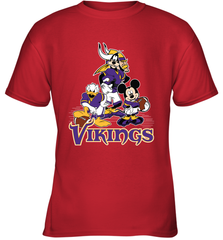 Mickey Mouse Minnesota Vikings NFL Football Gifts Youth T-Shirt Youth T-Shirt - Havanatees