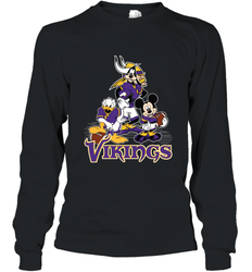 Mickey Mouse Minnesota Vikings NFL Football Gifts Long Sleeve T-Shirt
