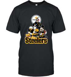 Mickey Mouse Pittsburgh Steelers NFL Football Gifts Men's T-Shirt