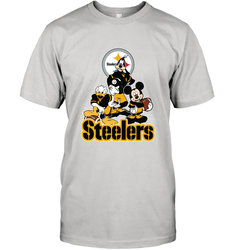 Mickey Mouse Pittsburgh Steelers NFL Football Gifts Men's T-Shirt