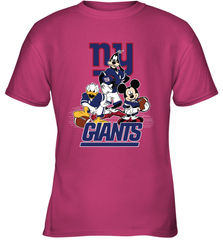 Mickey Mouse New York Giants NFL Football Gifts Youth T-Shirt Youth T-Shirt - Havanatees