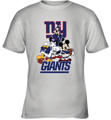 Mickey Mouse New York Giants NFL Football Gifts Youth T-Shirt Youth T-Shirt - Havanatees