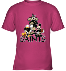 Mickey Mouse New Orleans Saints NFL Football Gifts Youth T-Shirt Youth T-Shirt - Havanatees