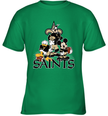 Mickey Mouse New Orleans Saints NFL Football Gifts Youth T-Shirt Youth T-Shirt - Havanatees