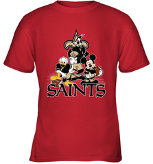 Mickey Mouse New Orleans Saints NFL Football Gifts Youth T-Shirt Youth T-Shirt - Havanatees