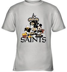 Mickey Mouse New Orleans Saints NFL Football Gifts Youth T-Shirt Youth T-Shirt - Havanatees