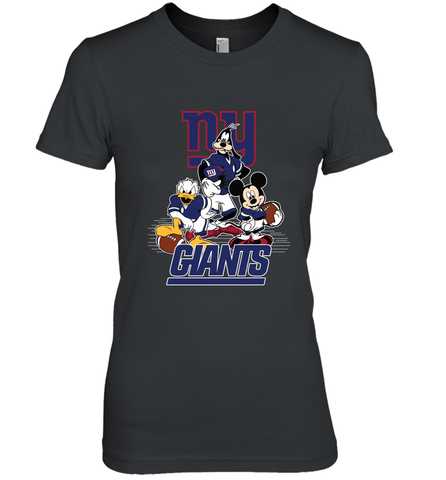 Mickey Mouse New York Giants NFL Football Gifts Women's Premium T-Shirt Women's Premium T-Shirt / Black / XS Women's Premium T-Shirt - Havanatees