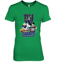 Mickey Mouse New York Giants NFL Football Gifts Women's Premium T-Shirt Women's Premium T-Shirt - Havanatees