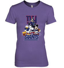 Mickey Mouse New York Giants NFL Football Gifts Women's Premium T-Shirt Women's Premium T-Shirt - Havanatees