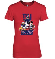 Mickey Mouse New York Giants NFL Football Gifts Women's Premium T-Shirt Women's Premium T-Shirt - Havanatees