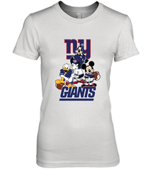 Mickey Mouse New York Giants NFL Football Gifts Women's Premium T-Shirt Women's Premium T-Shirt - Havanatees