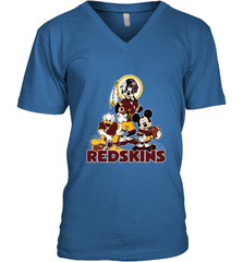 Mickey Mouse Washington Redskins Football Gifts Men's V-Neck T-Shirt Men's V-Neck T-Shirt - Havanatees