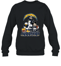 Mickey Mouse Los Angeles Chargers NFL Football Gifts Crewneck Sweatshirt
