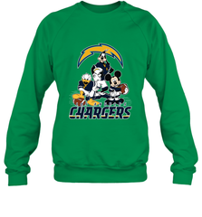 Mickey Mouse Los Angeles Chargers NFL Football Gifts Crewneck Sweatshirt Crewneck Sweatshirt - Havanatees